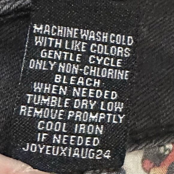 ED HARDY Jeans Slim Women’s 28x30 Tiger Head  - 10” Flare Wide Leg - Y2K - Picture 6 of 11